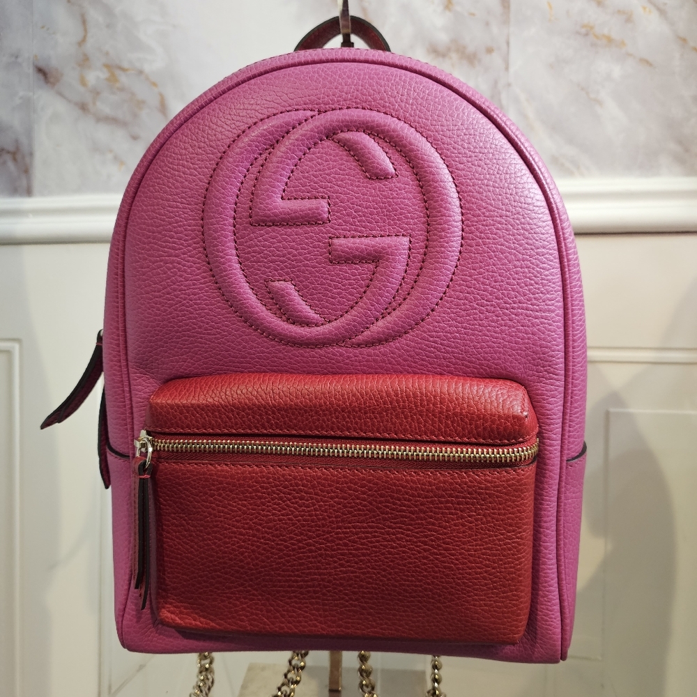 Gucci soho chain backpack